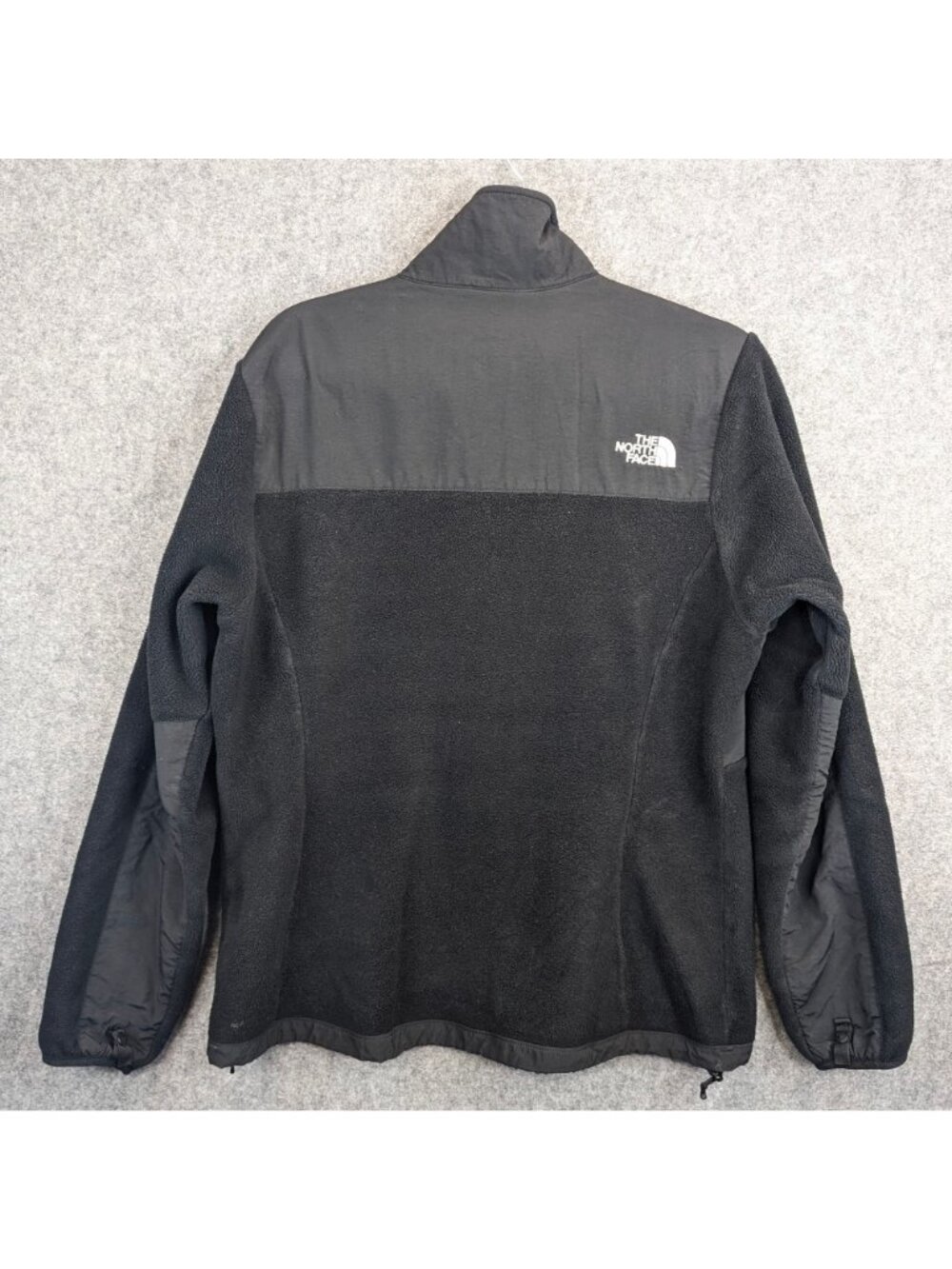 The North Face Womens Large Denali Jacket Black Fleece Polartec Nylon Full Zip - Picture 6 of 7